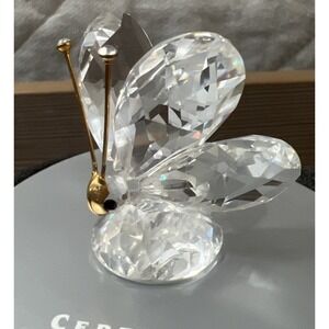Swarovski Silver Crystal "Mini Butterfly" 7667 035 Original Box COA - MINT!